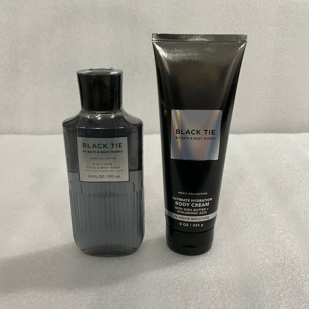 Bath and Body Works Black Tie Set
